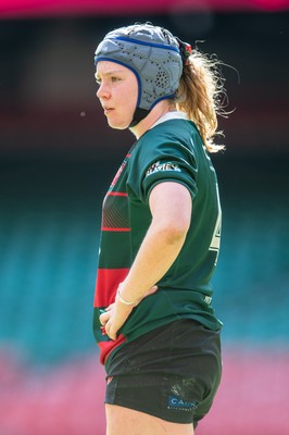 180426 - Clwb Rygbi Cymry Caerdydd v Seven Sisters - WRU Women's National Plate - Laura Satterly of Clwb Rygbi Cymry Caerdydd