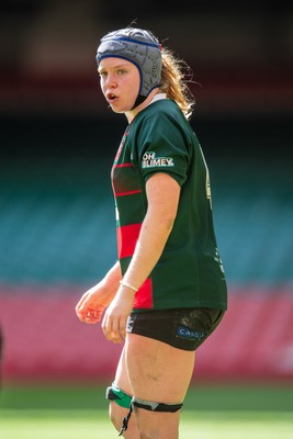 180426 - Clwb Rygbi Cymry Caerdydd v Seven Sisters - WRU Women's National Plate - Laura Satterly of Clwb Rygbi Cymry Caerdydd
