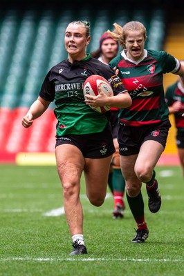 180426 - Clwb Rygbi Cymry Caerdydd v Seven Sisters - WRU Women's National Plate - Heledd Lewis of Seven Sister