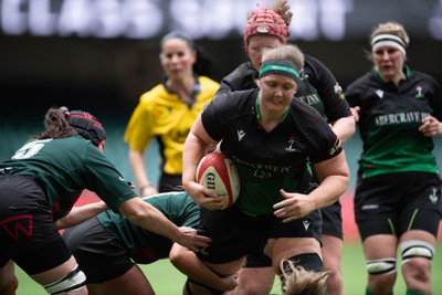 180426 - Clwb Rygbi Cymry Caerdydd v Seven Sisters - WRU Women's National Plate - Alicia Demery-Goatson of Seven Sisters