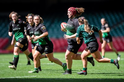 180426 - Clwb Rygbi Cymry Caerdydd v Seven Sisters - WRU Women's National Plate - Emma Powson of Seven Sisters