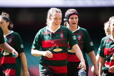 180426 - Clwb Rygbi Cymry Caerdydd v Seven Sisters - WRU Women's National Plate - Laura Satterly of Clwb Rygbi Cymry Caerdydd