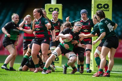 180426 - Clwb Rygbi Cymry Caerdydd v Seven Sisters - WRU Women's National Plate - Seren O’Neill of Seven Sisters