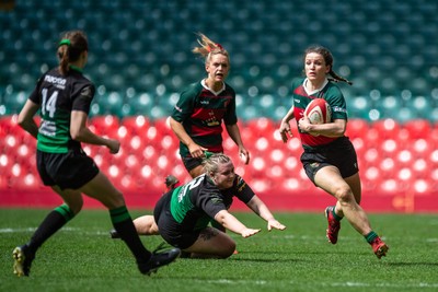 180426 - Clwb Rygbi Cymry Caerdydd v Seven Sisters - WRU Women's National Plate - Mirian Jones of Clwb Rygbi Cymry Caerdydd