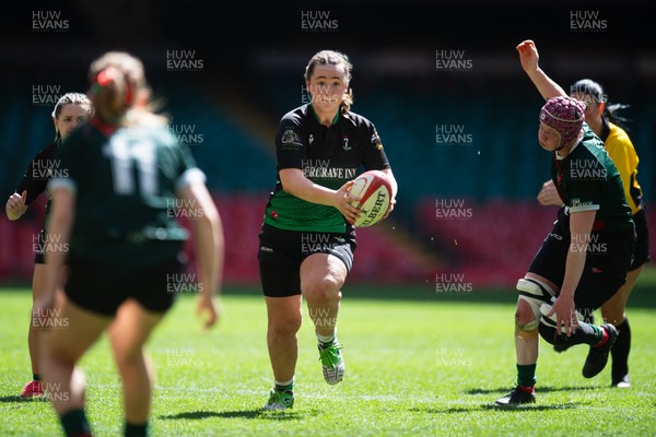 180426 - Clwb Rygbi Cymry Caerdydd v Seven Sisters - WRU Women's National Plate - Melissa Gnojek of Seven Sisters