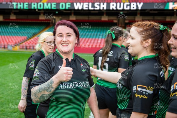 180426 - Clwb Rygbi Cymry Caerdydd v Seven Sisters - WRU Women's National Plate - Rachel Rees of Seven Sisters