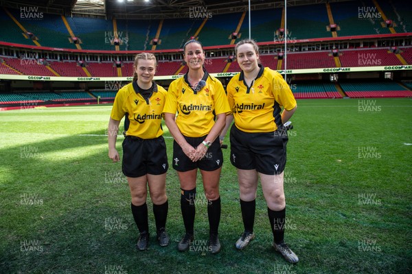 180426 - Clwb Rygbi Cymry Caerdydd v Seven Sisters - WRU Women's National Plate - Match officials