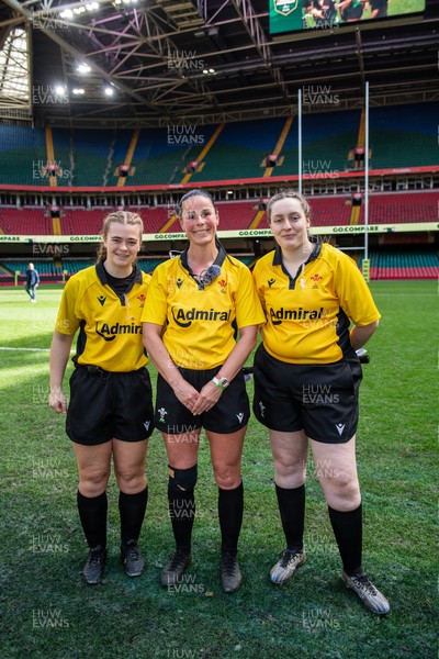180426 - Clwb Rygbi Cymry Caerdydd v Seven Sisters - WRU Women's National Plate - Match officials