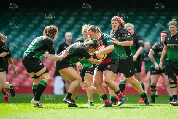 180426 - Clwb Rygbi Cymry Caerdydd v Seven Sisters - WRU Women's National Plate - Lily Snape of Clwb Rygbi Cymry Caerdydd