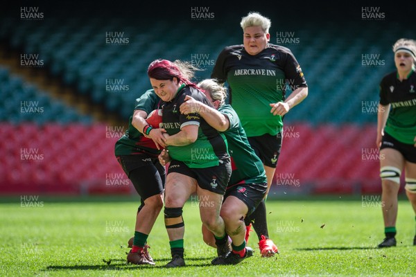 180426 - Clwb Rygbi Cymry Caerdydd v Seven Sisters - WRU Women's National Plate - Rachel Rees of Seven Sisters