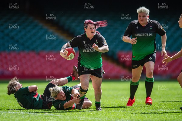 180426 - Clwb Rygbi Cymry Caerdydd v Seven Sisters - WRU Women's National Plate - Rachel Rees of Seven Sisters