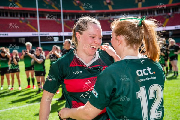 180426 - Clwb Rygbi Cymry Caerdydd v Seven Sisters - WRU Women's National Plate - Laura Satterly of Clwb Rygbi Cymry Caerdydd