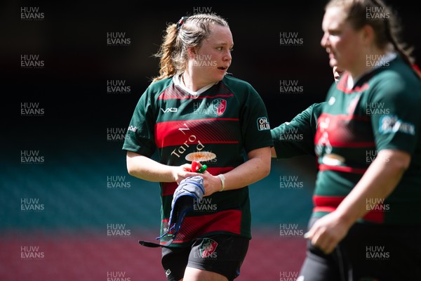 180426 - Clwb Rygbi Cymry Caerdydd v Seven Sisters - WRU Women's National Plate - Laura Satterly of Clwb Rygbi Cymry Caerdydd