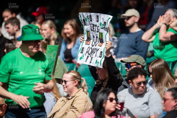 180426 - Clwb Rygbi Cymry Caerdydd v Seven Sisters - WRU Women's National Plate - Seven Sisters fans