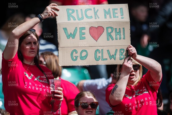 180426 - Clwb Rygbi Cymry Caerdydd v Seven Sisters - WRU Women's National Plate - CRCC fans
