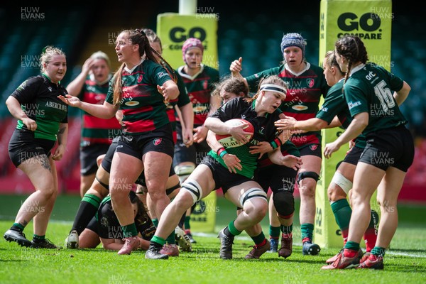 180426 - Clwb Rygbi Cymry Caerdydd v Seven Sisters - WRU Women's National Plate - Seren O’Neill of Seven Sisters
