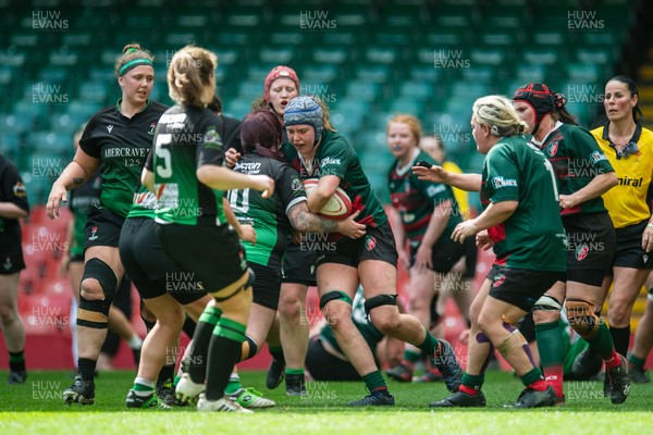 180426 - Clwb Rygbi Cymry Caerdydd v Seven Sisters - WRU Women's National Plate - Laura Satterly of Clwb Rygbi Cymry Caerdydd