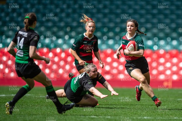 180426 - Clwb Rygbi Cymry Caerdydd v Seven Sisters - WRU Women's National Plate - Mirian Jones of Clwb Rygbi Cymry Caerdydd