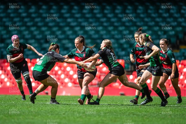 180426 - Clwb Rygbi Cymry Caerdydd v Seven Sisters - WRU Women's National Plate - Rhi Gower of Clwb Rygbi Cymry Caerdydd
