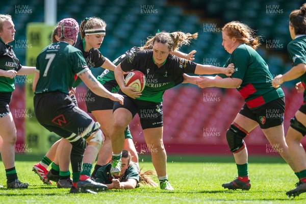 180426 - Clwb Rygbi Cymry Caerdydd v Seven Sisters - WRU Women's National Plate - Melissa Gnojek of Seven Sisters