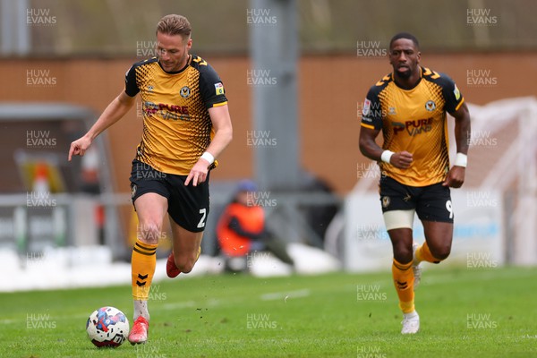010423 - Colchester United v Newport County - Sky Bet League 2 - Cameron Norman of Newport County