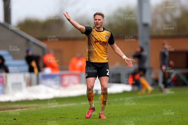 010423 - Colchester United v Newport County - Sky Bet League 2 - Cameron Norman of Newport County