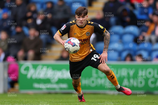 010423 - Colchester United v Newport County - Sky Bet League 2 - Charlie McNeill of Newport County