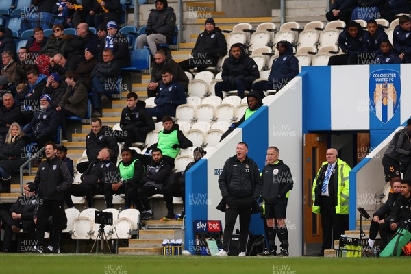 010423 - Colchester United v Newport County - Sky Bet League 2 - Newport County Manager Graham Coughlan