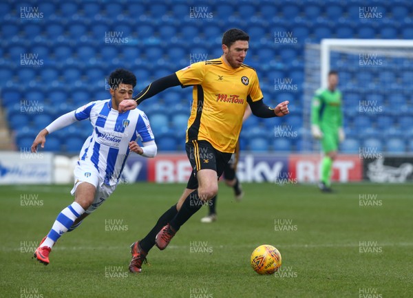 030218 - Colchester United v Newport County - Sky Bet League Two - Ben Tozer of Newport County AFC 