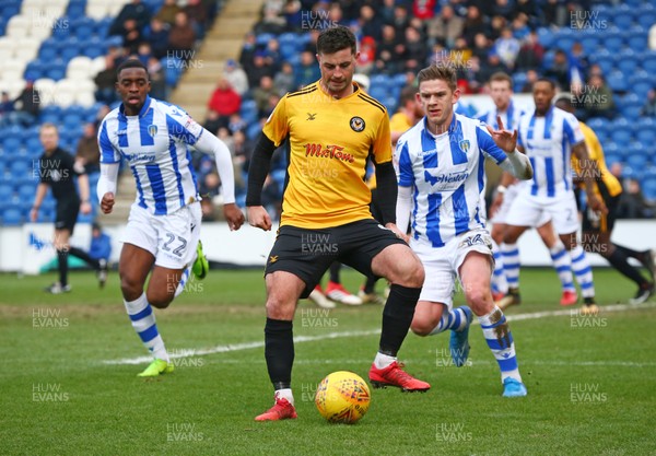 030218 - Colchester United v Newport County - Sky Bet League Two - Padraig Amond of Newport County AFC 