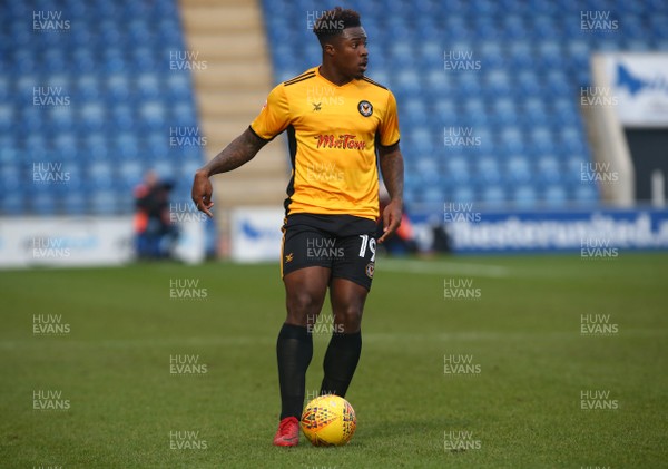 030218 - Colchester United v Newport County - Sky Bet League Two -  Tyler Reid of Newport County AFC
