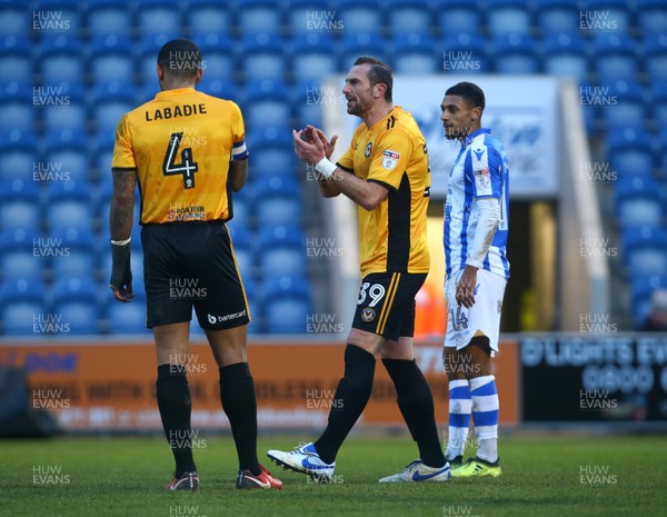 030218 - Colchester United v Newport County - Sky Bet League Two -  Paul Hayes of Newport County AFC