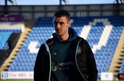 201225 - Colchester United v Newport County - Sky Bet League 2 - Ciaran Brennan of Newport County