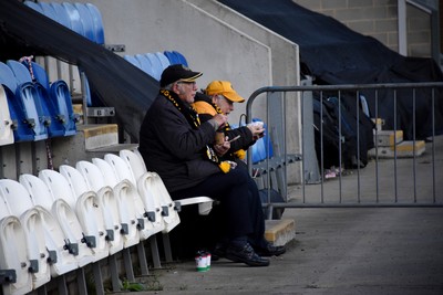 201225 - Colchester United v Newport County - Sky Bet League 2 - fans enjoying pre match athmosphere