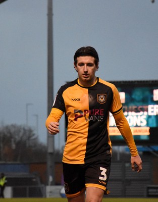 201225 - Colchester United v Newport County - Sky Bet League 2 - Anthony Driscoll-Glennon of Newport County