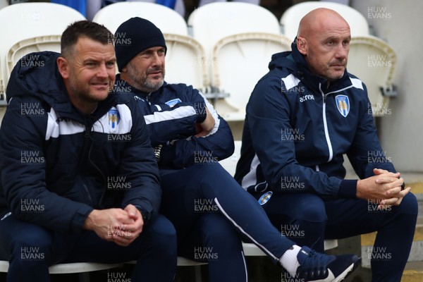 261019 - Colchester United v Newport County - Sky Bet League 2 -  Manager of Colchester United, John McGreal