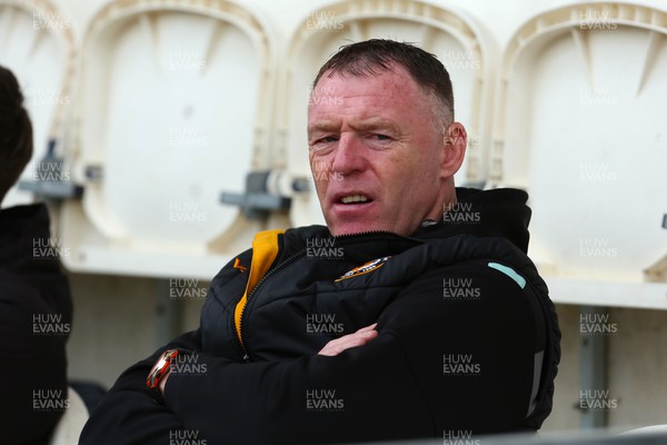 290324 - Colchester United v Newport County - Sky Bet League 2 - Newport Manager Graham Coughlan