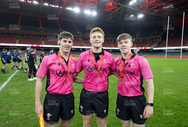 101225 - Coleg Cymoedd v Ysgol Gyfun Gymraeg Glantaf, Welsh Schools and Colleges Boys U18 Final - Match Officials