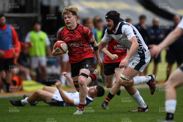 270426 - Coleg Gwent v Cardiff and Vale College - WSC Boys U18 Development Final -  Road To Principality Finals - Callum Jayne of Coleg Gwent