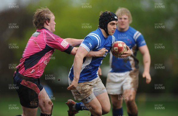 180412 - Coleg Morgannwg v Bridgend College - WRU College League -Josh White of Bridgend College