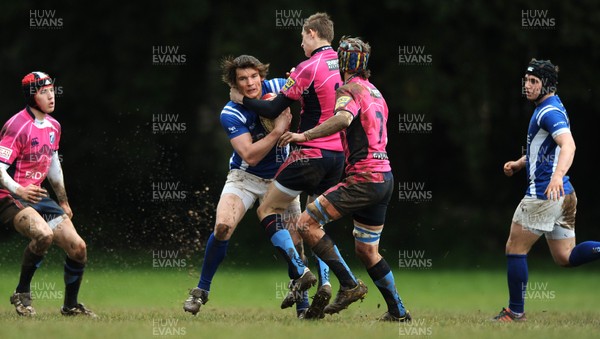 180412 - Coleg Morgannwg v Bridgend College - WRU College League -Jordan Hodges of Bridgend College