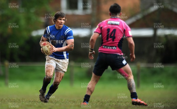 180412 - Coleg Morgannwg v Bridgend College - WRU College League -Jordan Hodges of Bridgend College