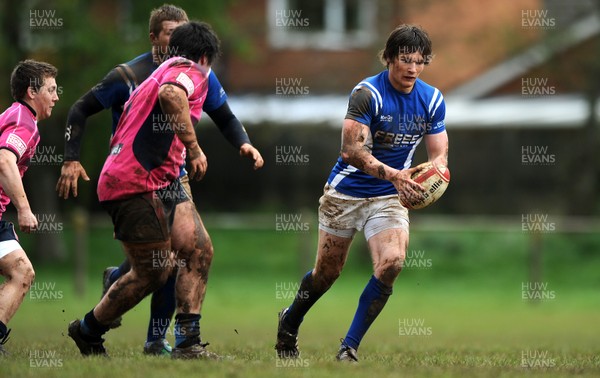 180412 - Coleg Morgannwg v Bridgend College - WRU College League -Jordan Hodges of Bridgend College