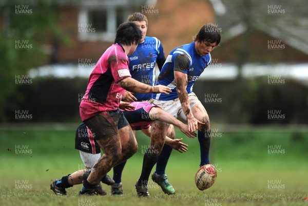 180412 - Coleg Morgannwg v Bridgend College - WRU College League -Jordan Hodges of Bridgend College