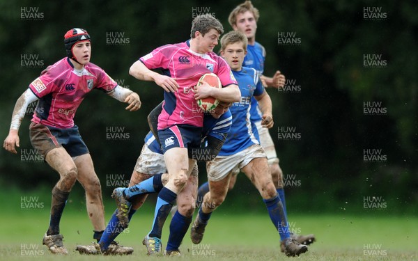 180412 - Coleg Morgannwg v Bridgend College - WRU College League -Jack Barrat of Colge Morgannwg