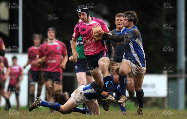 180412 - Coleg Morgannwg v Bridgend College - WRU College League -Lloyd Chalk of Colge Morgannwg