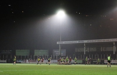 140120 - Coleg y Cymoedd v Coleg Gwent, WRU National Schools and Colleges League Final - A general view of Sardis Road during the match