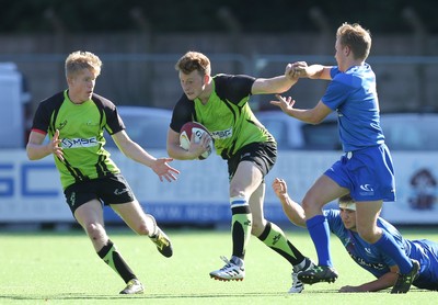 051016 - Coleg y Cymoedd v Gower College, WRU Wednesday U18 League - Sion Edwards of Coleg y Cymoedd looks to break away