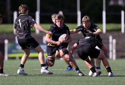 300926 - Coleg y Cymoedd v Whitchurch High School - Welsh Schools and Colleges League - Sam Brooks of Whitchurch 