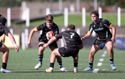 300926 - Coleg y Cymoedd v Whitchurch High School - Welsh Schools and Colleges League - Ashton Mills of Whitchurch 